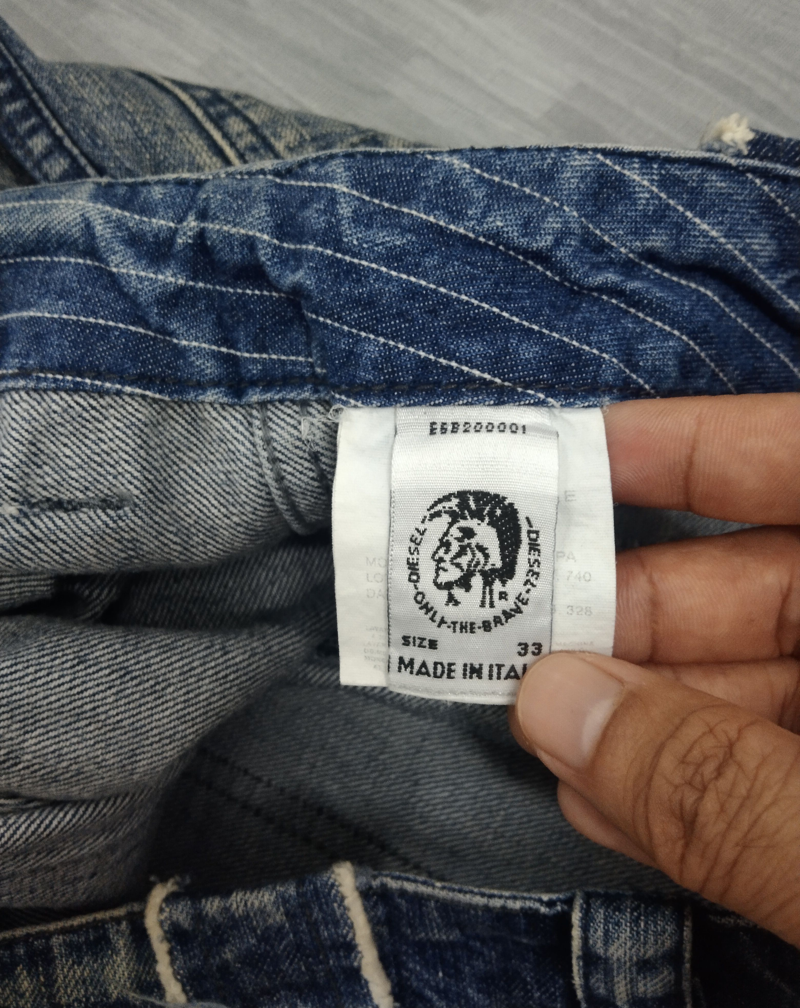 Diesel SICK DIESEL BUSHPANTS DENIM PANTS Size US 34 / EU 50 - 8 Thumbnail
