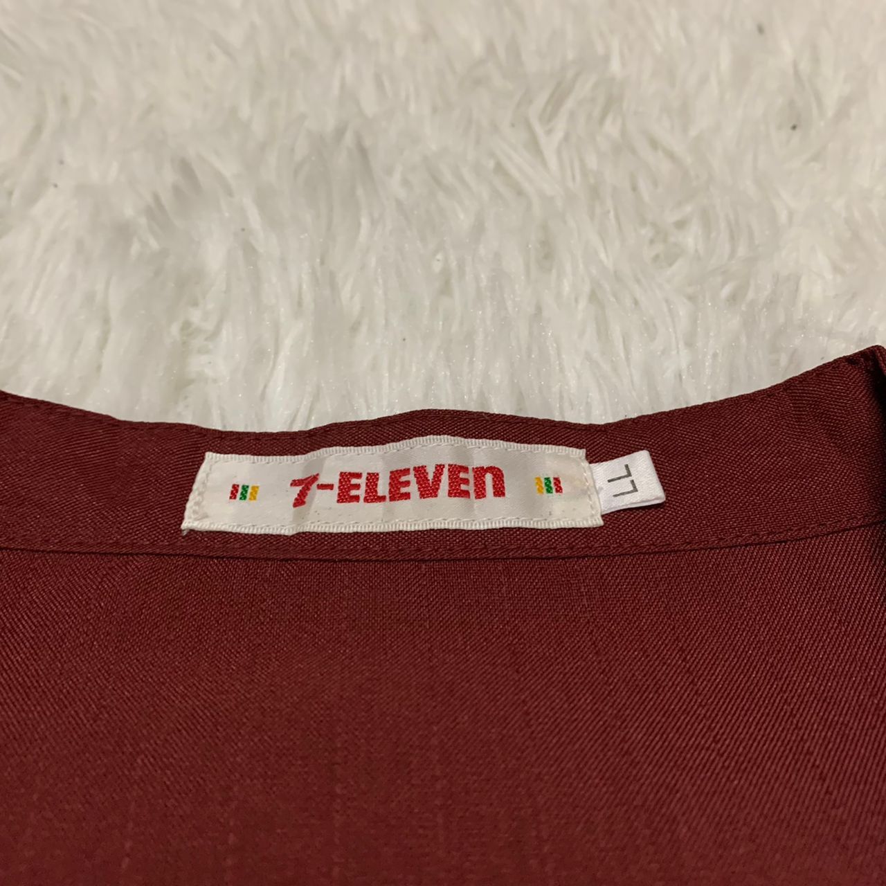 Japanese Brand × Vintage 🔥Vintage 90's 7 ELEVEN Uniform Workshirt Zipper Style Size US L / EU 52-54 / 3 - 9 Thumbnail