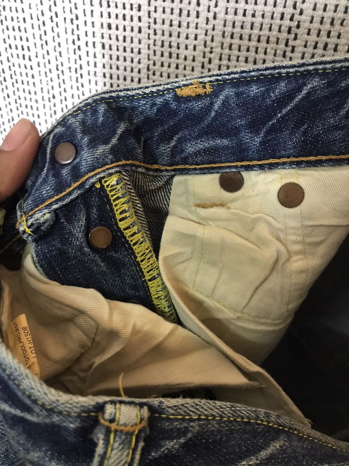Indigo × Japanese Brand × Seditionaries ‼️TEAM KIT JAPAN SELVEDGE DENIM HONEYCONE ‼️ Size US 27 - 11 Thumbnail
