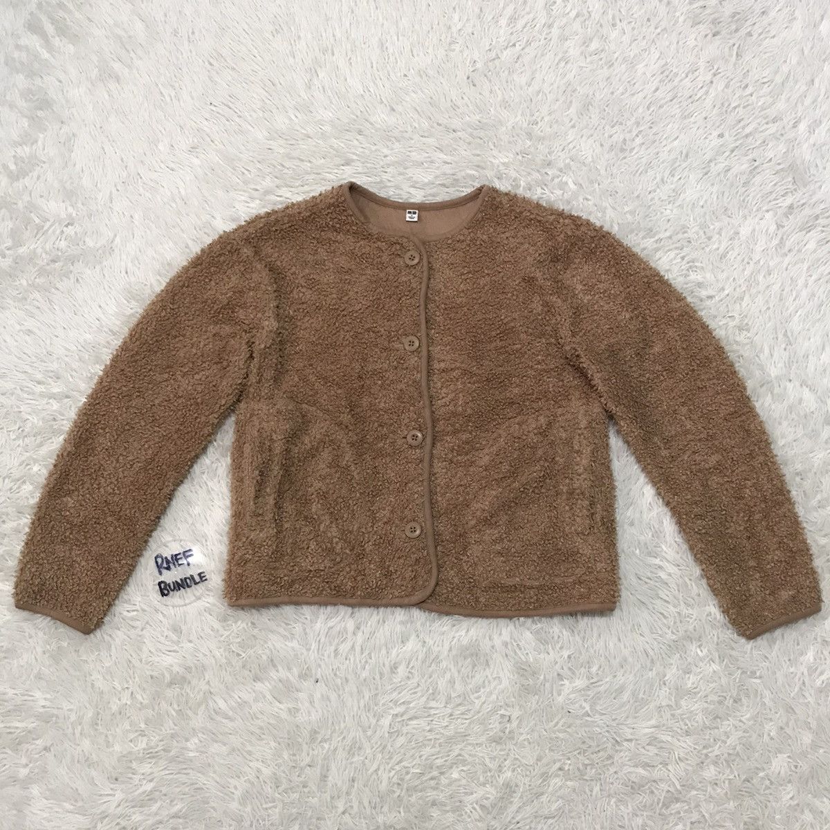 Japanese Brand Deep pile uniqlo jacket Size S / US 4 / IT 40 - 1 Thumbnail