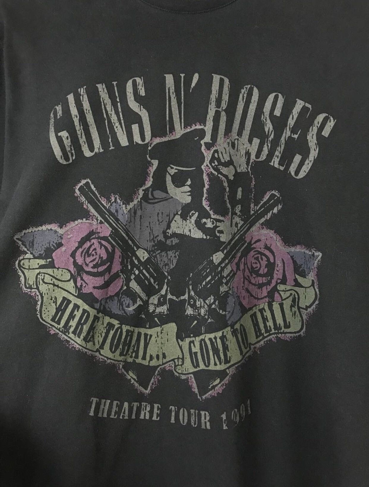 Band Tees × Guns N' Roses × Vintage Guns And Roses Vintage Rock Band Tee Size US L / EU 52-54 / 3 - 3 Thumbnail