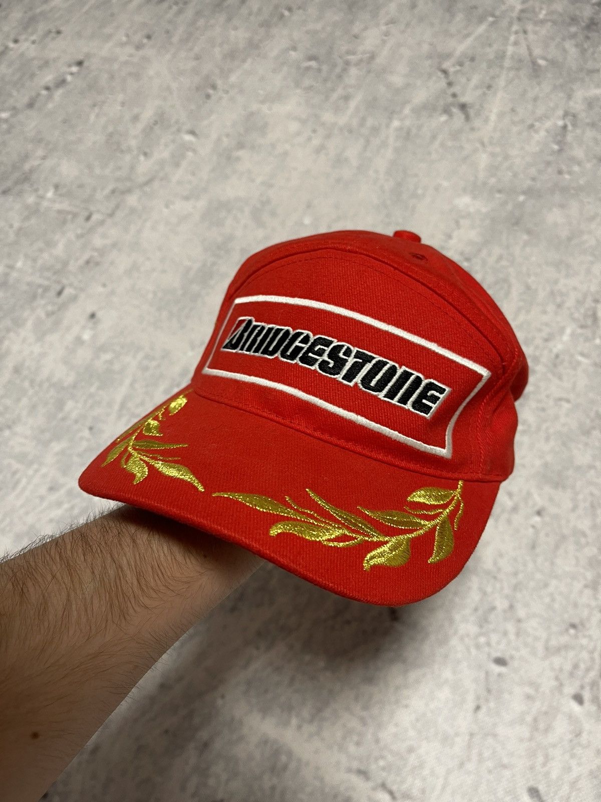 Vintage Vintage Bridgestone red cap rare hat Size ONE SIZE - 2 Thumbnail