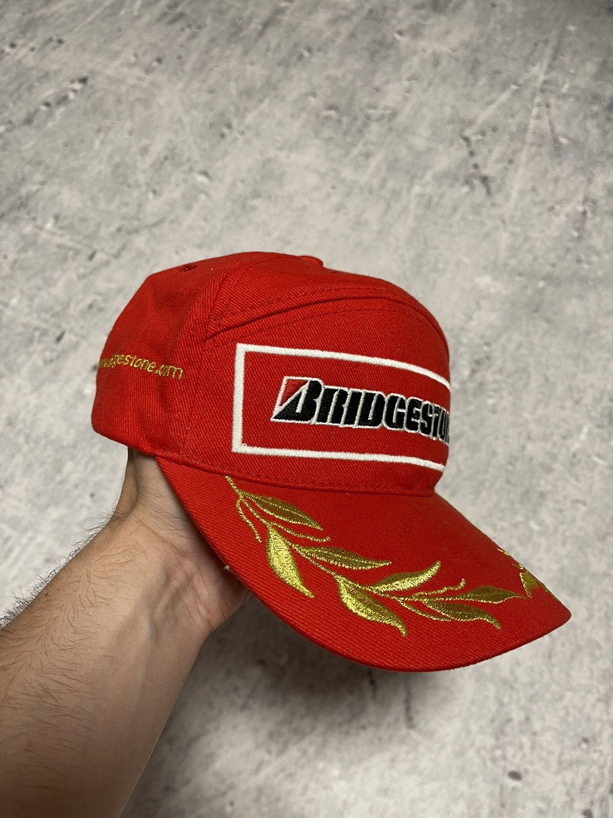 Vintage Vintage Bridgestone red cap rare hat Size ONE SIZE - 1 Thumbnail