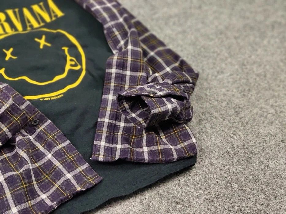 Flannel Vintage Flannel Shirt Travis Scott Style Streetwear Hype Size US M / EU 48-50 / 2 - 8 Thumbnail