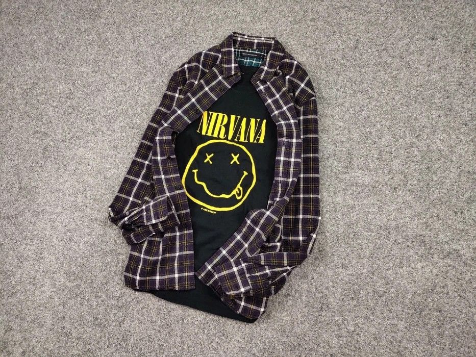 Flannel Vintage Flannel Shirt Travis Scott Style Streetwear Hype Size US M / EU 48-50 / 2 - 3 Thumbnail