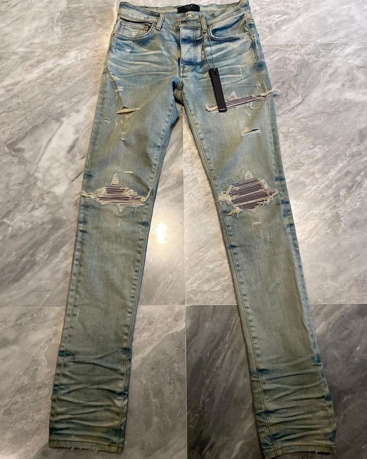 Amiri 29/30 Amiri Workshop Dirty Indigo MX1 Jeans | Grailed