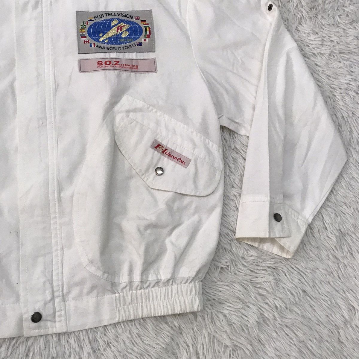 Vintage Fuji television network F-1 Grand Prix World Series jacket Size US M / EU 48-50 / 2 - 5 Thumbnail