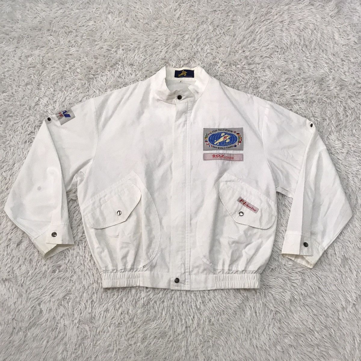 Vintage Fuji television network F-1 Grand Prix World Series jacket Size US M / EU 48-50 / 2 - 2 Thumbnail