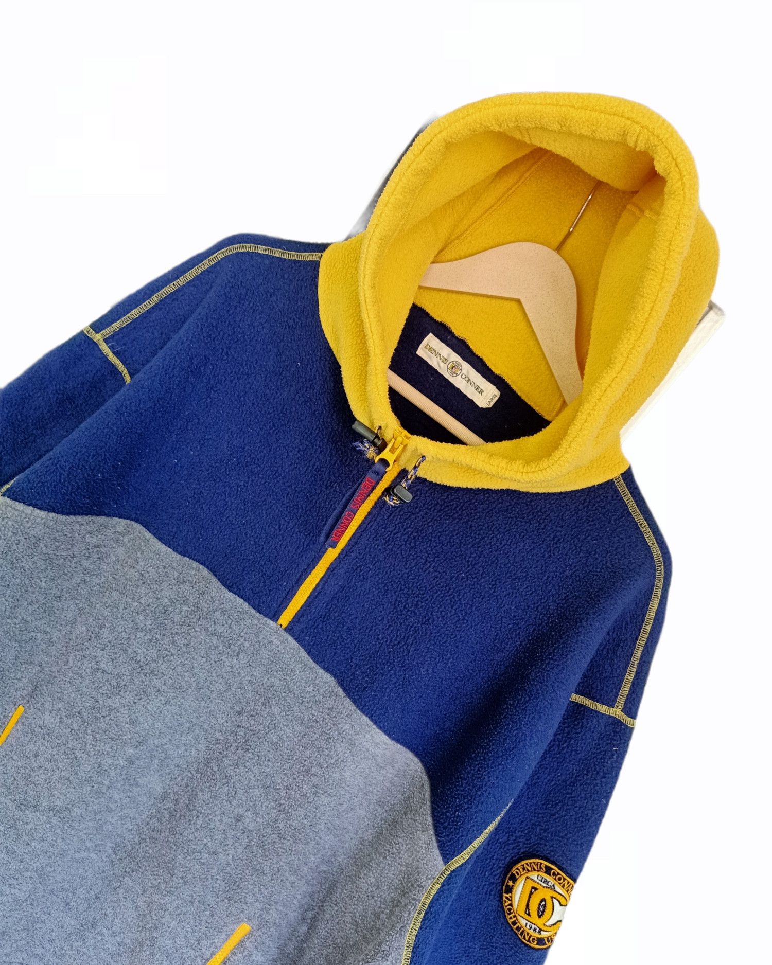 Designer × Japanese Brand Dennis Conner Yachting USA Fleech Half Zip Downstring Size US L / EU 52-54 / 3 - 2 Thumbnail