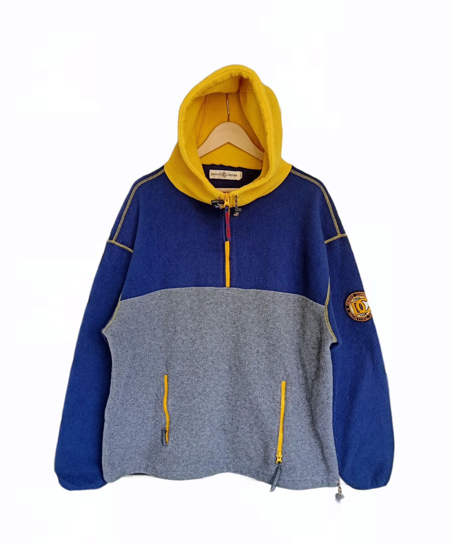 Designer × Japanese Brand Dennis Conner Yachting USA Fleech Half Zip Downstring Size US L / EU 52-54 / 3 - 1 Thumbnail