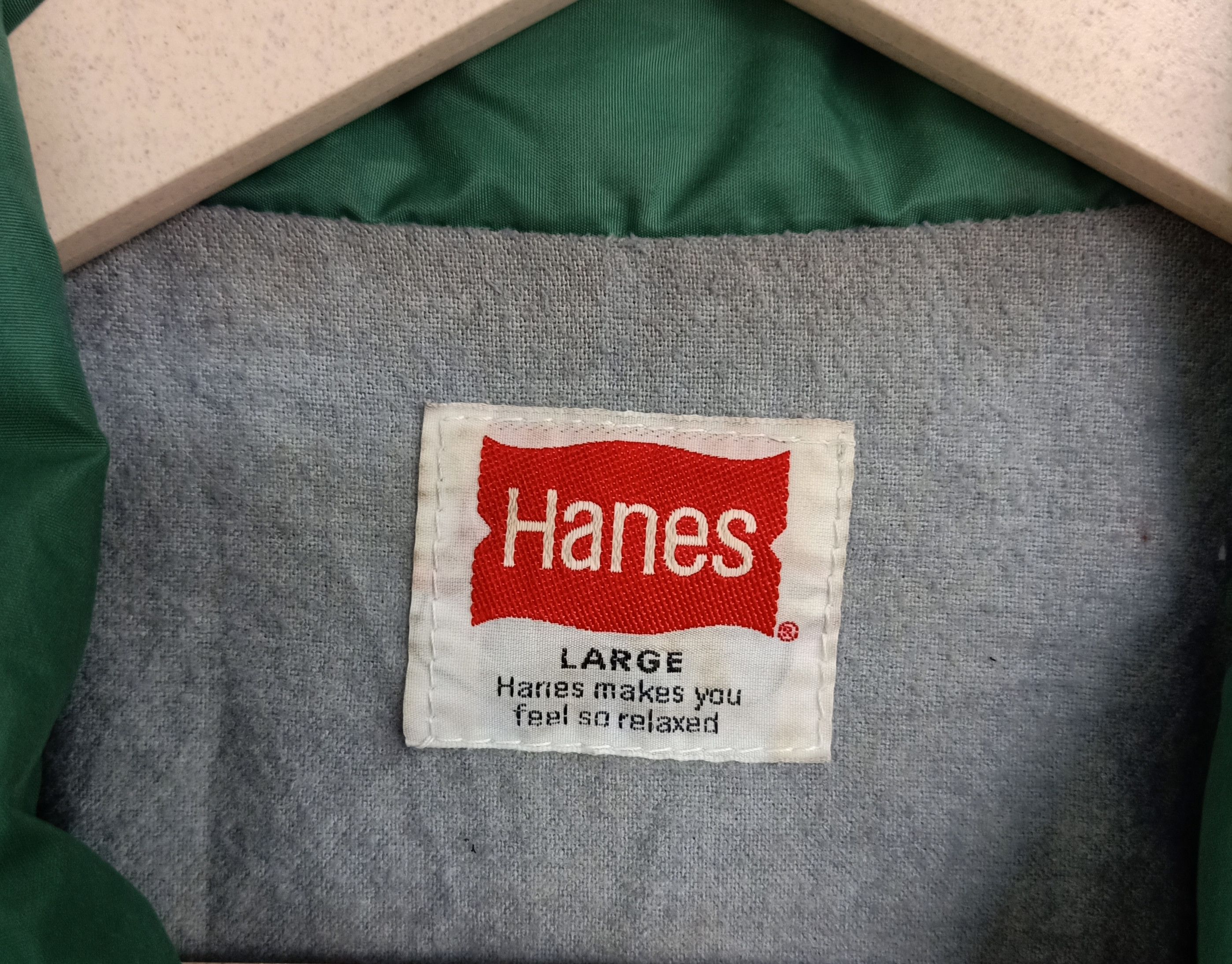 Hanes × Vintage Hanes American Sport wear Bomber Jacket Size US L / EU 52-54 / 3 - 6 Thumbnail