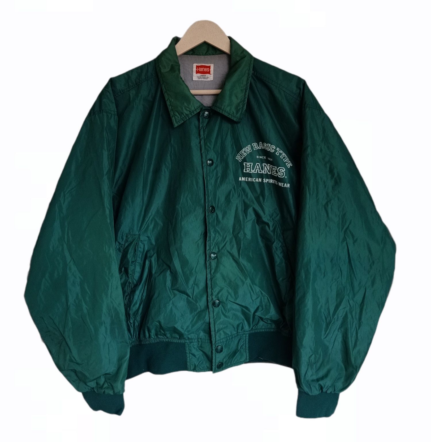 Hanes × Vintage Hanes American Sport wear Bomber Jacket Size US L / EU 52-54 / 3 - 1 Thumbnail
