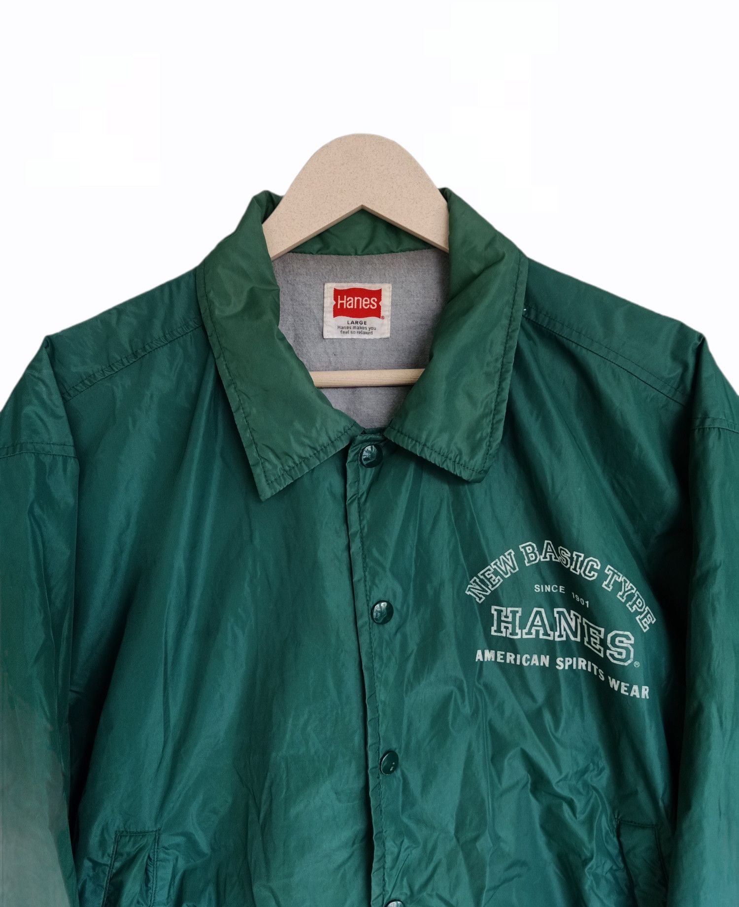Hanes × Vintage Hanes American Sport wear Bomber Jacket Size US L / EU 52-54 / 3 - 2 Thumbnail