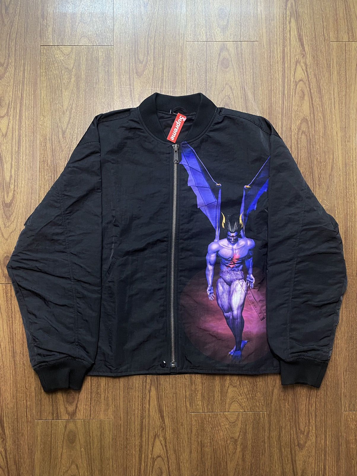 Supreme Yohji Yamamoto TEKKEN Nylon Bomber Jacket Black