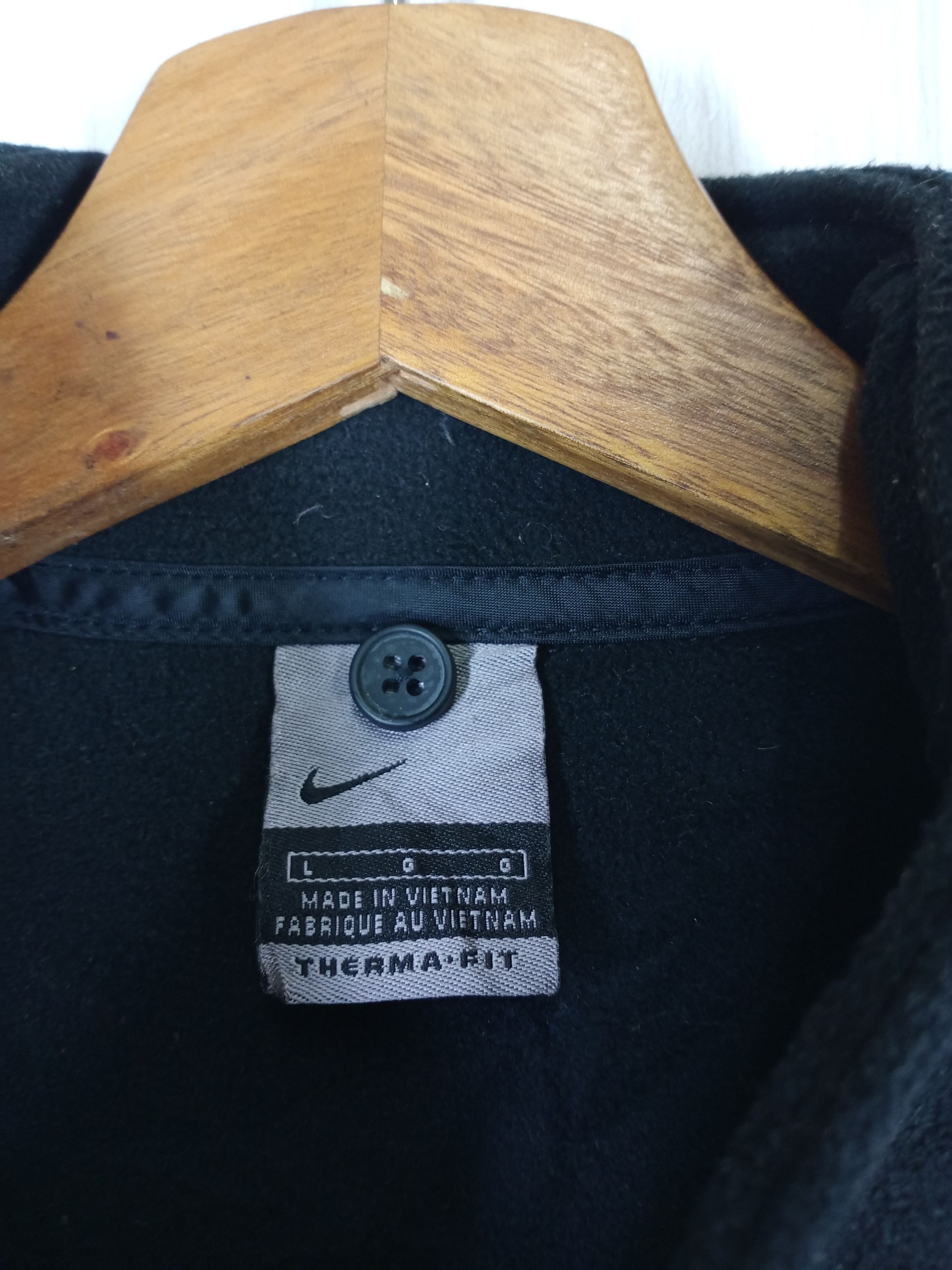 Nike Rare Vintage Nike Small Logo Vest Fleece Jacket Size US L / EU 52-54 / 3 - 5 Thumbnail