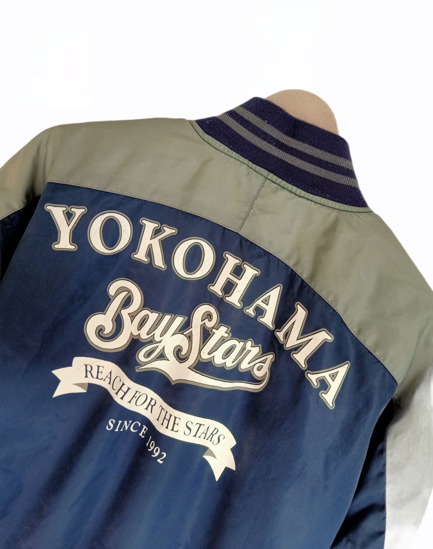 Japanese Brand Yokohama Baystar Bomber Style Jacket Size US L / EU 52-54 / 3 - 4 Thumbnail