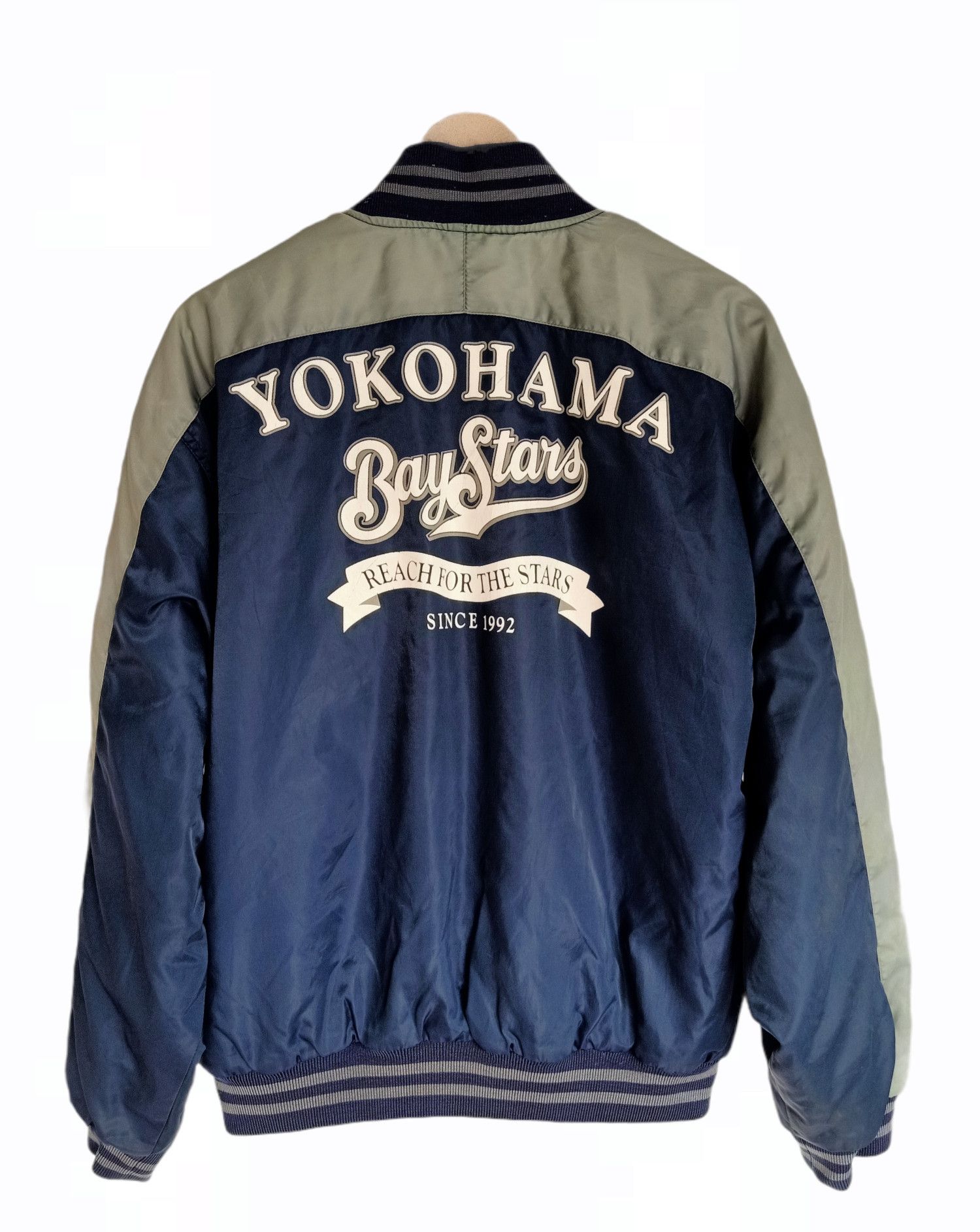 Japanese Brand Yokohama Baystar Bomber Style Jacket Size US L / EU 52-54 / 3 - 1 Thumbnail
