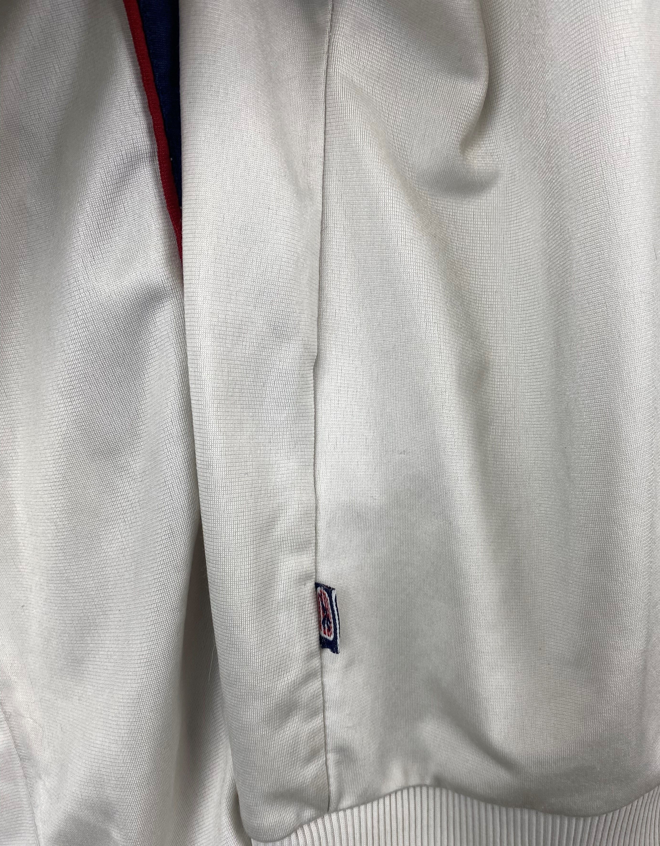 Reebok 90s Vintage REEBOK Navy-White Zip Track Top M316 Size US XL / EU 56 / 4 - 12 Thumbnail