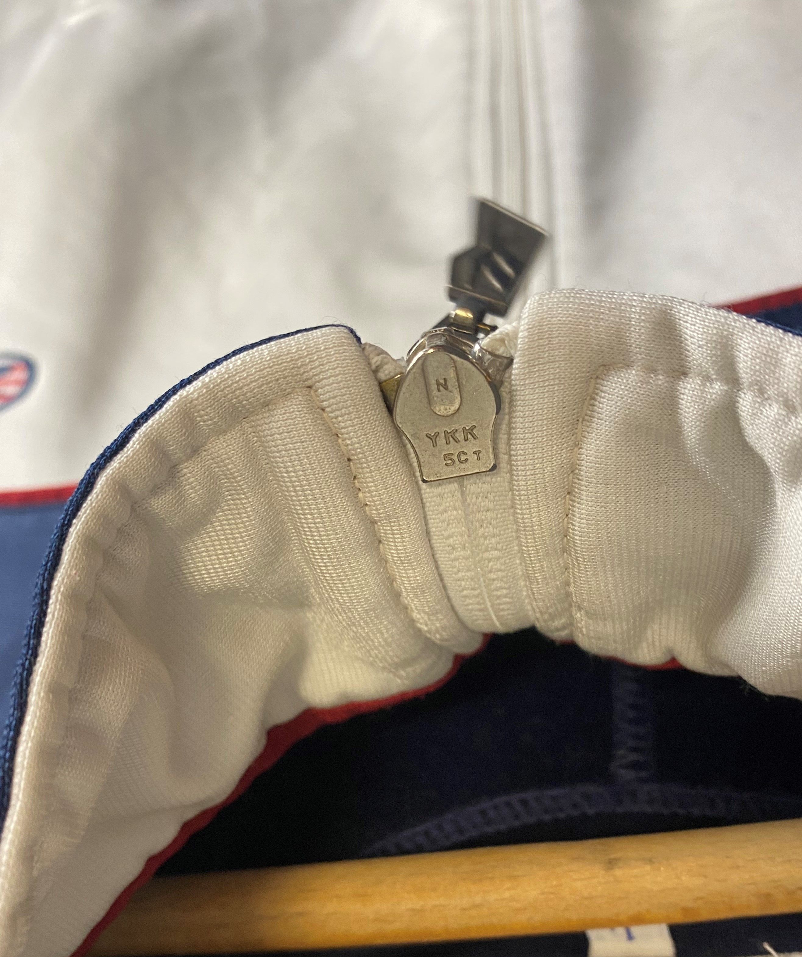 Reebok 90s Vintage REEBOK Navy-White Zip Track Top M316 Size US XL / EU 56 / 4 - 7 Thumbnail