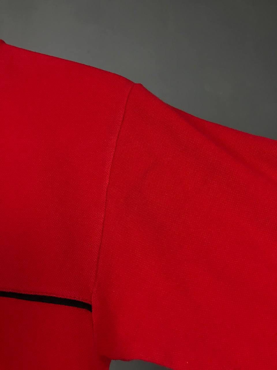 Nike × Vintage Nike swoosh streetwear vintage red tee Size US S / EU 44-46 / 1 - 9 Thumbnail