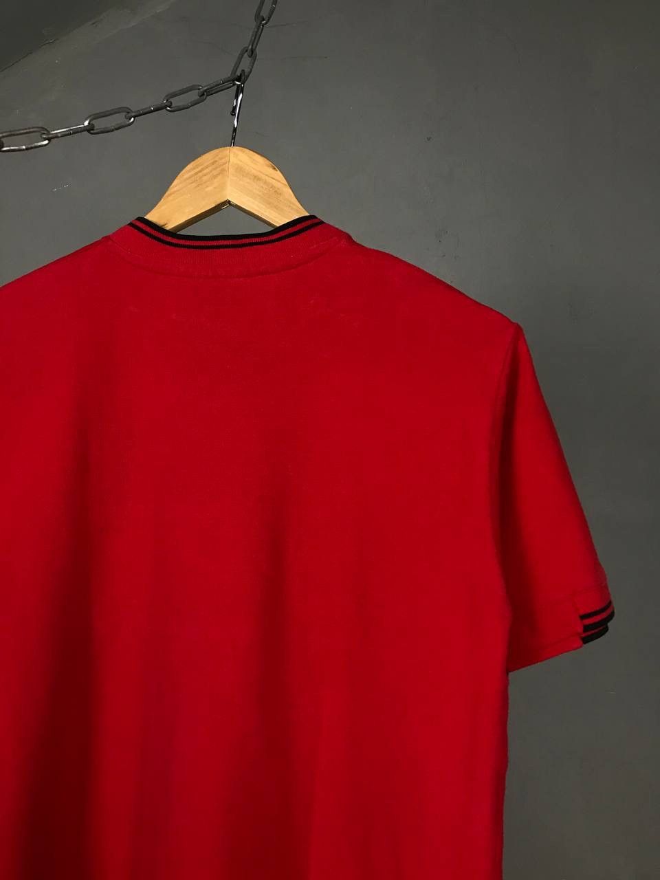 Nike × Vintage Nike swoosh streetwear vintage red tee Size US S / EU 44-46 / 1 - 7 Thumbnail
