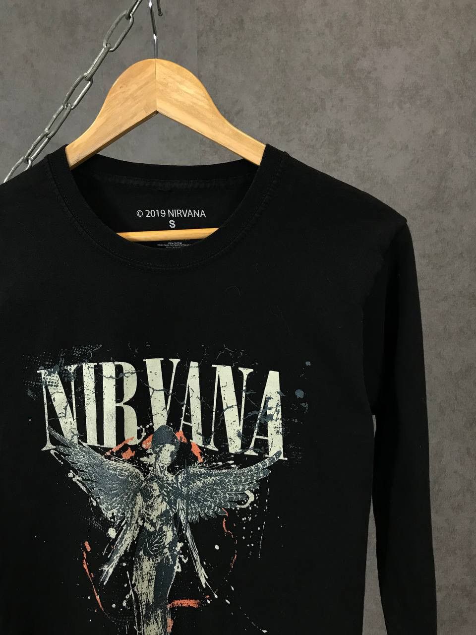 Band Tees × Nirvana Nirvana in utero band rock Kurt Cobain longsleeve Size US XS / EU 42 / 0 - 2 Thumbnail