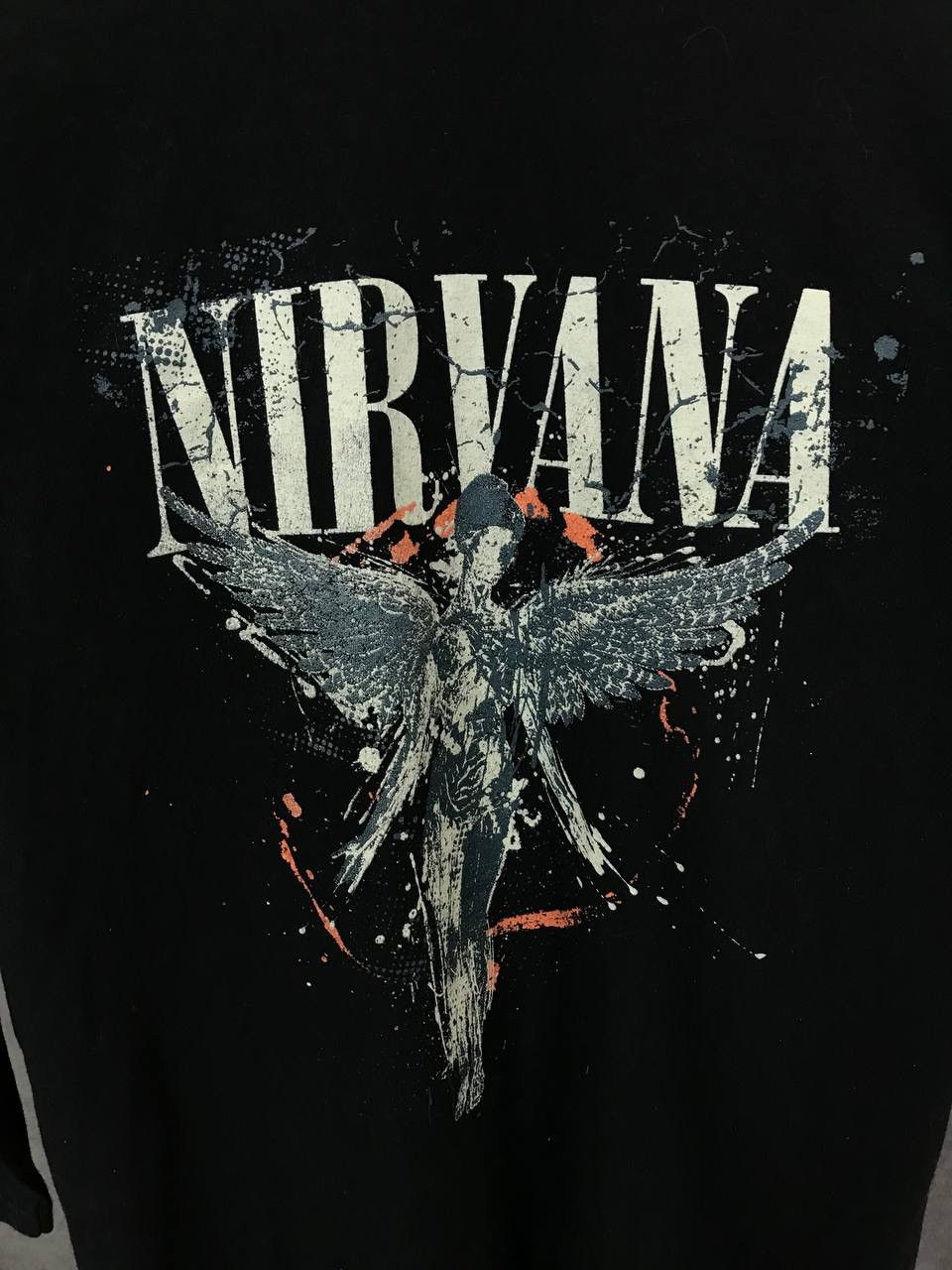 Band Tees × Nirvana Nirvana in utero band rock Kurt Cobain longsleeve Size US XS / EU 42 / 0 - 3 Thumbnail