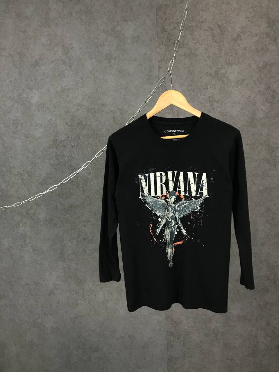 Band Tees × Nirvana Nirvana in utero band rock Kurt Cobain longsleeve Size US XS / EU 42 / 0 - 1 Thumbnail