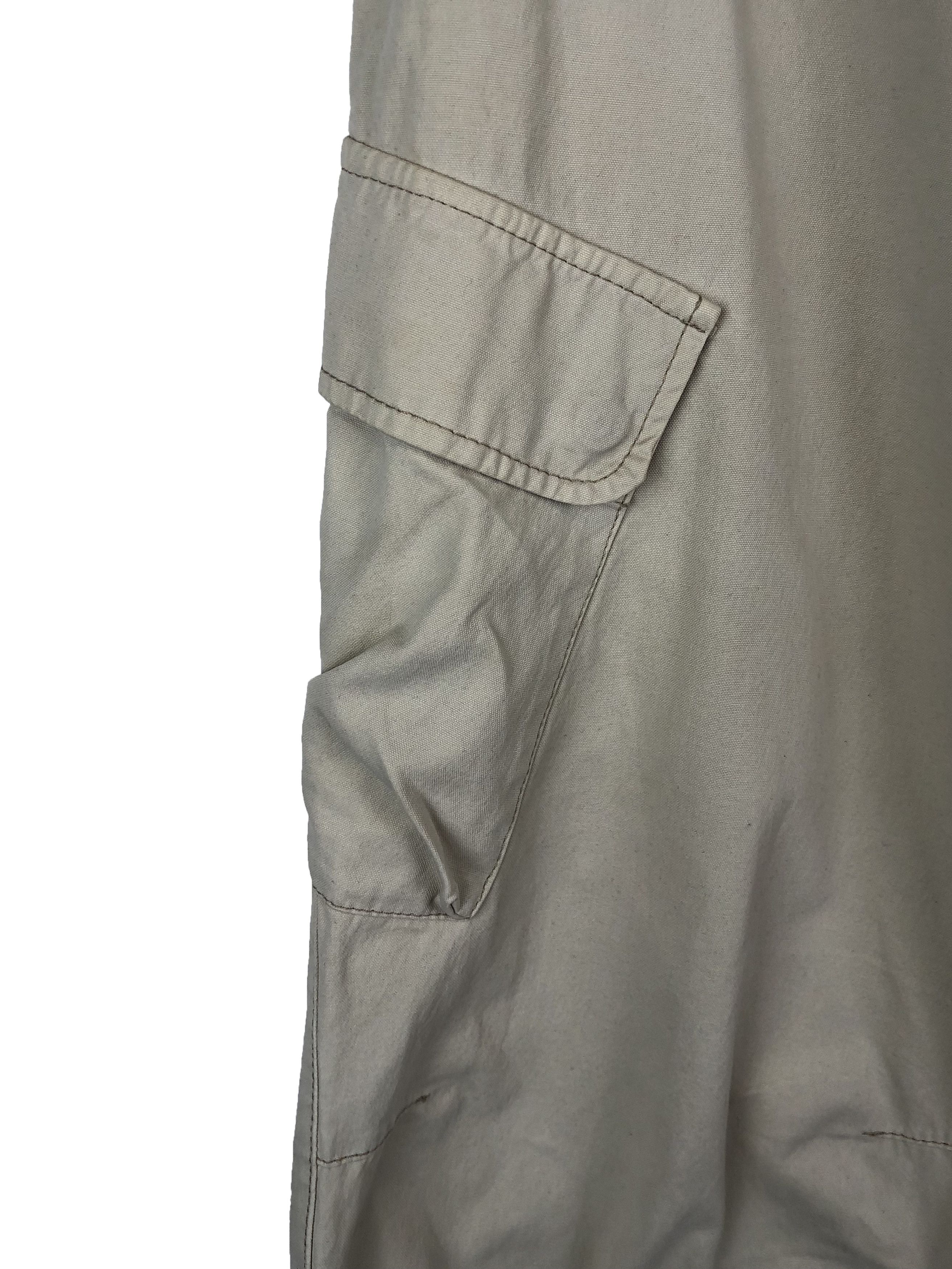 Armani 00s Vintage ARMANI JEANS Beige Cargo Pants M127 Size US 31 - 6 Thumbnail