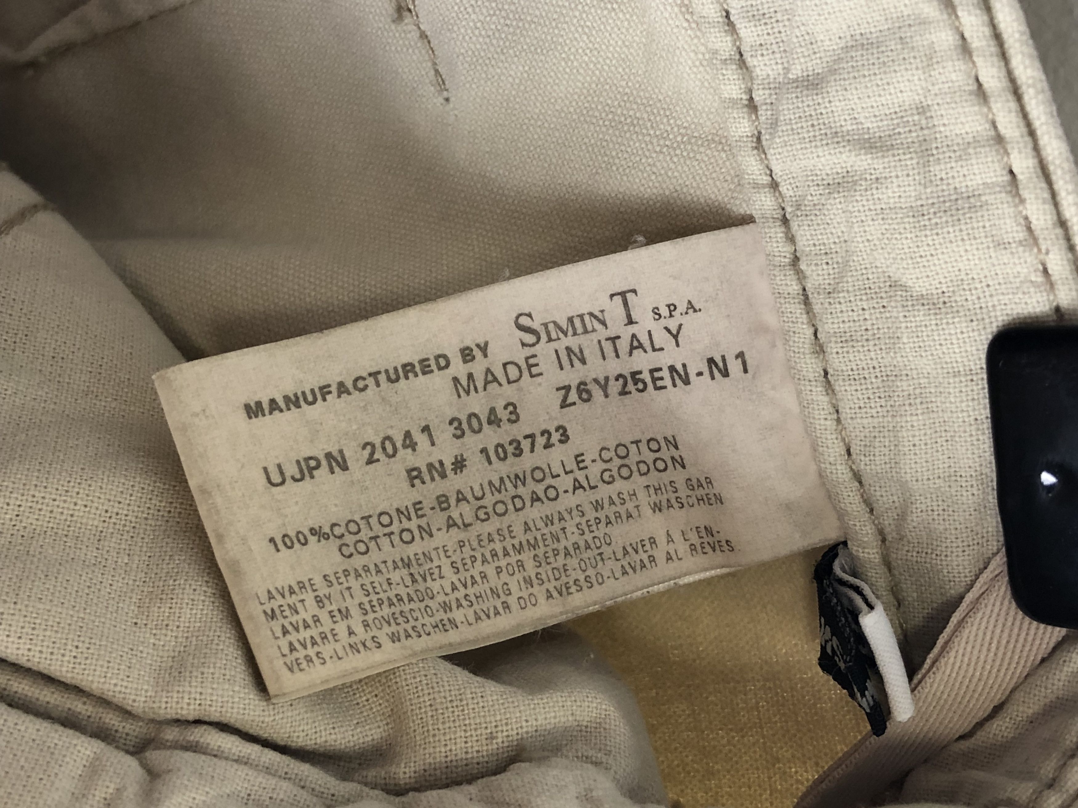 Armani 00s Vintage ARMANI JEANS Beige Cargo Pants M127 Size US 31 - 9 Thumbnail