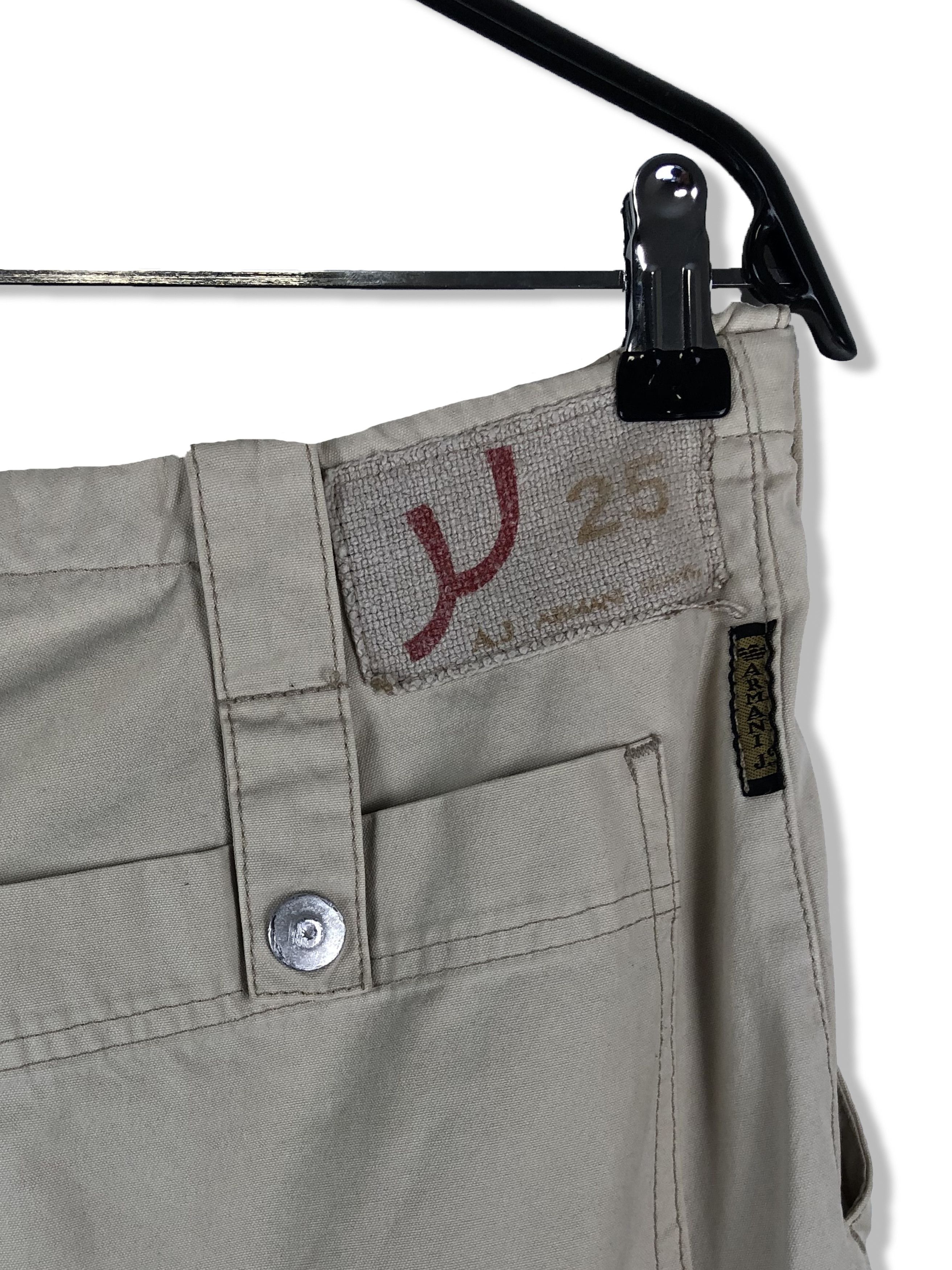 Armani 00s Vintage ARMANI JEANS Beige Cargo Pants M127 Size US 31 - 12 Thumbnail