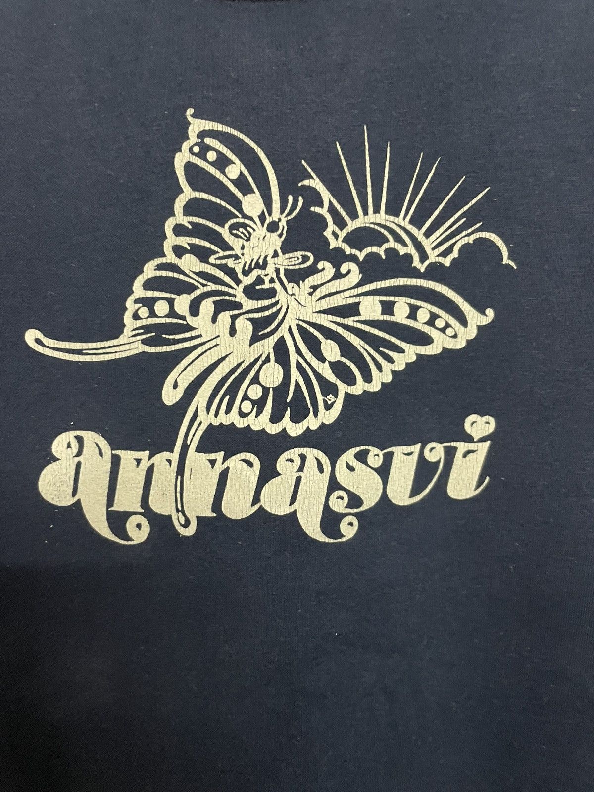 Japanese Brand Vintage Anna Sui Butterfly Tee Size US S / EU 44-46 / 1 - 2 Thumbnail