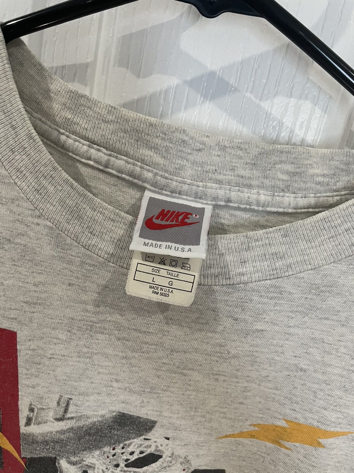 Jordan Brand × Nike × Vintage Vintage Nike Air Jordan Jamming Frequency Shirt Size US L / EU 52-54 / 3 - 4 Thumbnail