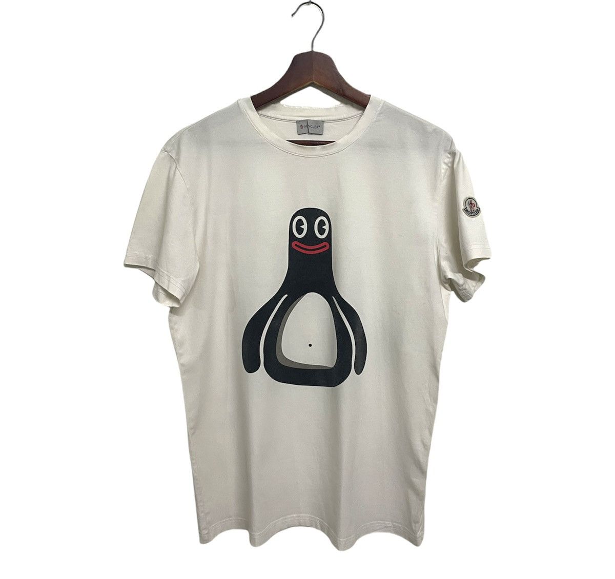 Designer Moncler Penguin Tee Size US M / EU 48-50 / 2 - 1 Thumbnail