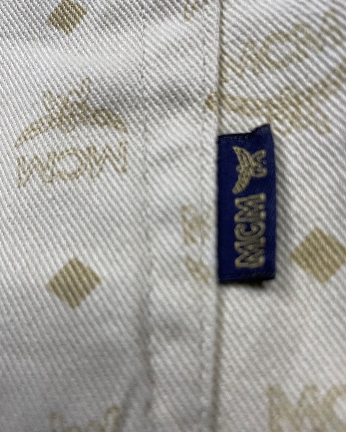 Designer MCM Vintage Rare Monogram Denim Size US 26 / EU 42 - 11 Thumbnail