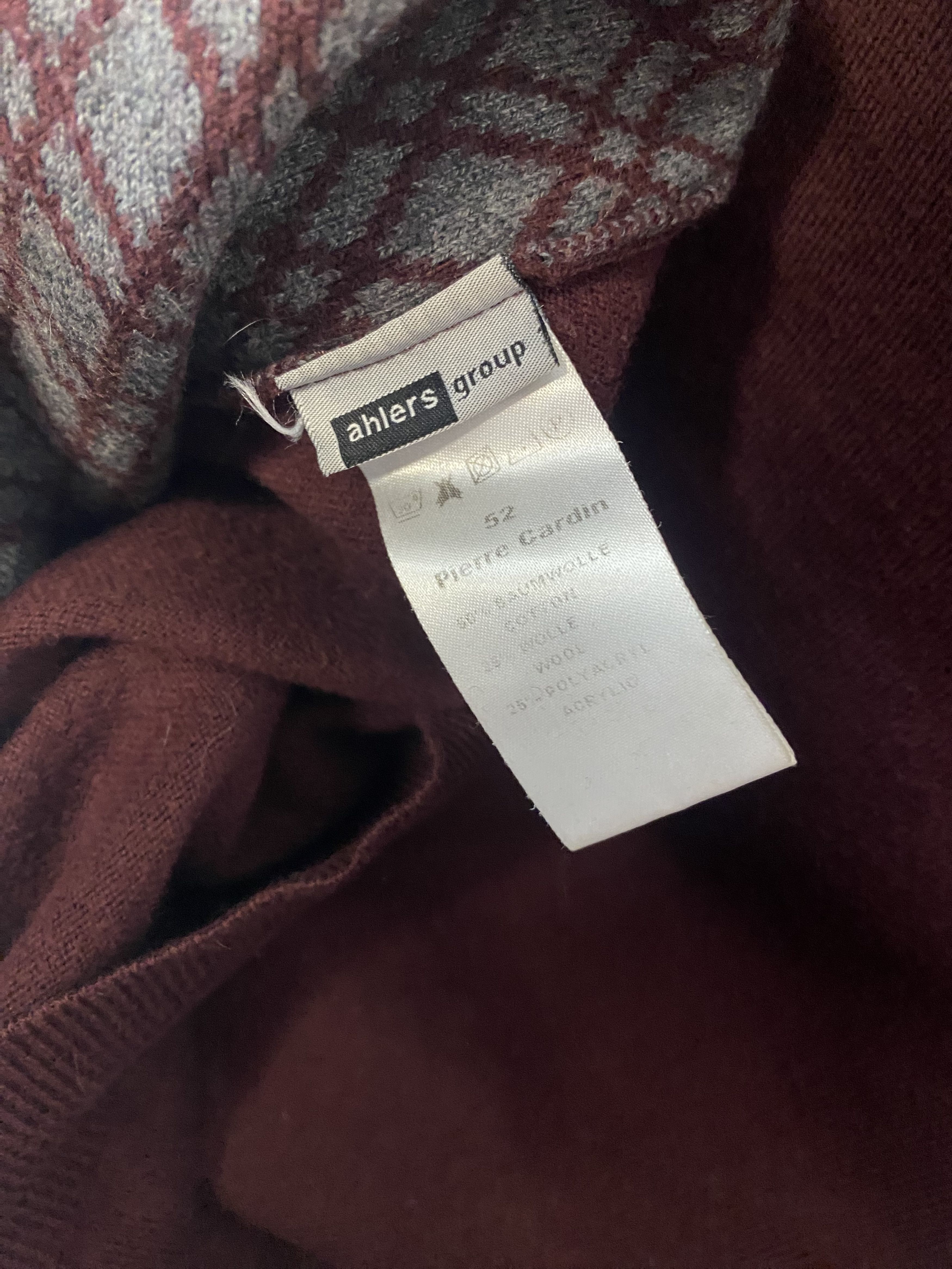Pierre Cardin Vintage PIERRE CARDIN Purple V-Neck Sweater M300 Size US M / EU 48-50 / 2 - 6 Thumbnail
