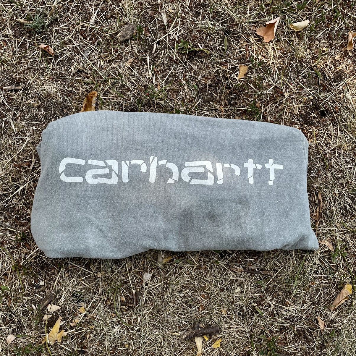 Carhartt Vintage 90s Sun Faded CARHARTT Embroidered Logo Crewneck Y2K Size US M / EU 48-50 / 2 - 7 Thumbnail