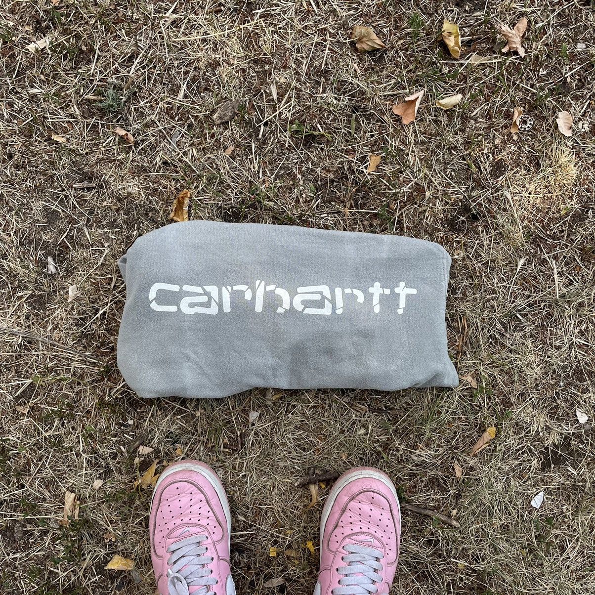 Carhartt Vintage 90s Sun Faded CARHARTT Embroidered Logo Crewneck Y2K Size US M / EU 48-50 / 2 - 6 Thumbnail