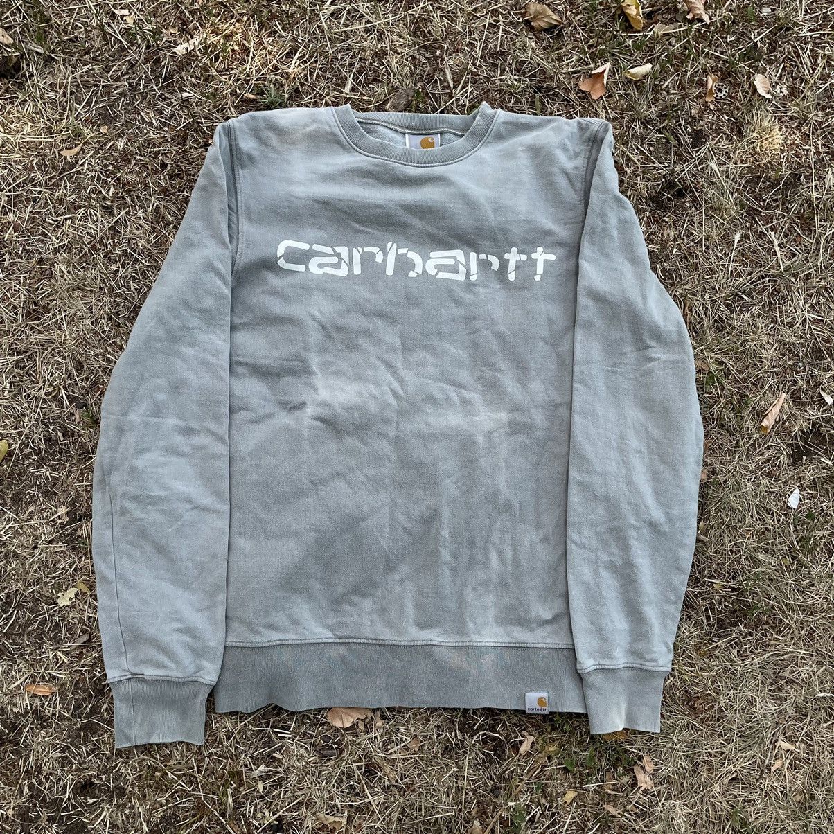 Carhartt Vintage 90s Sun Faded CARHARTT Embroidered Logo Crewneck Y2K Size US M / EU 48-50 / 2 - 1 Thumbnail