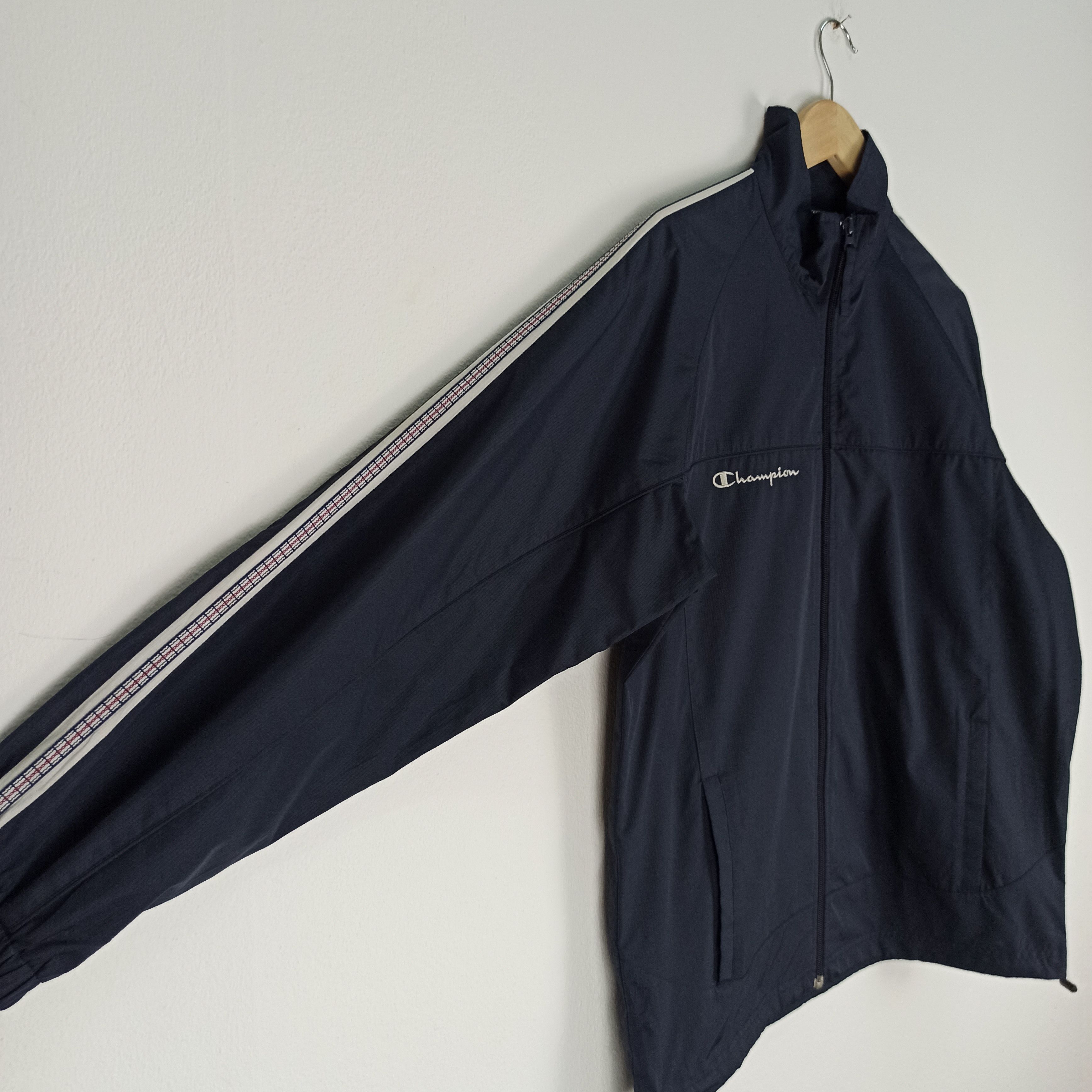 Champion 🔥Rare🔥 Champion Windbreaker Jacket Side Tape Size US S / EU 44-46 / 1 - 3 Thumbnail