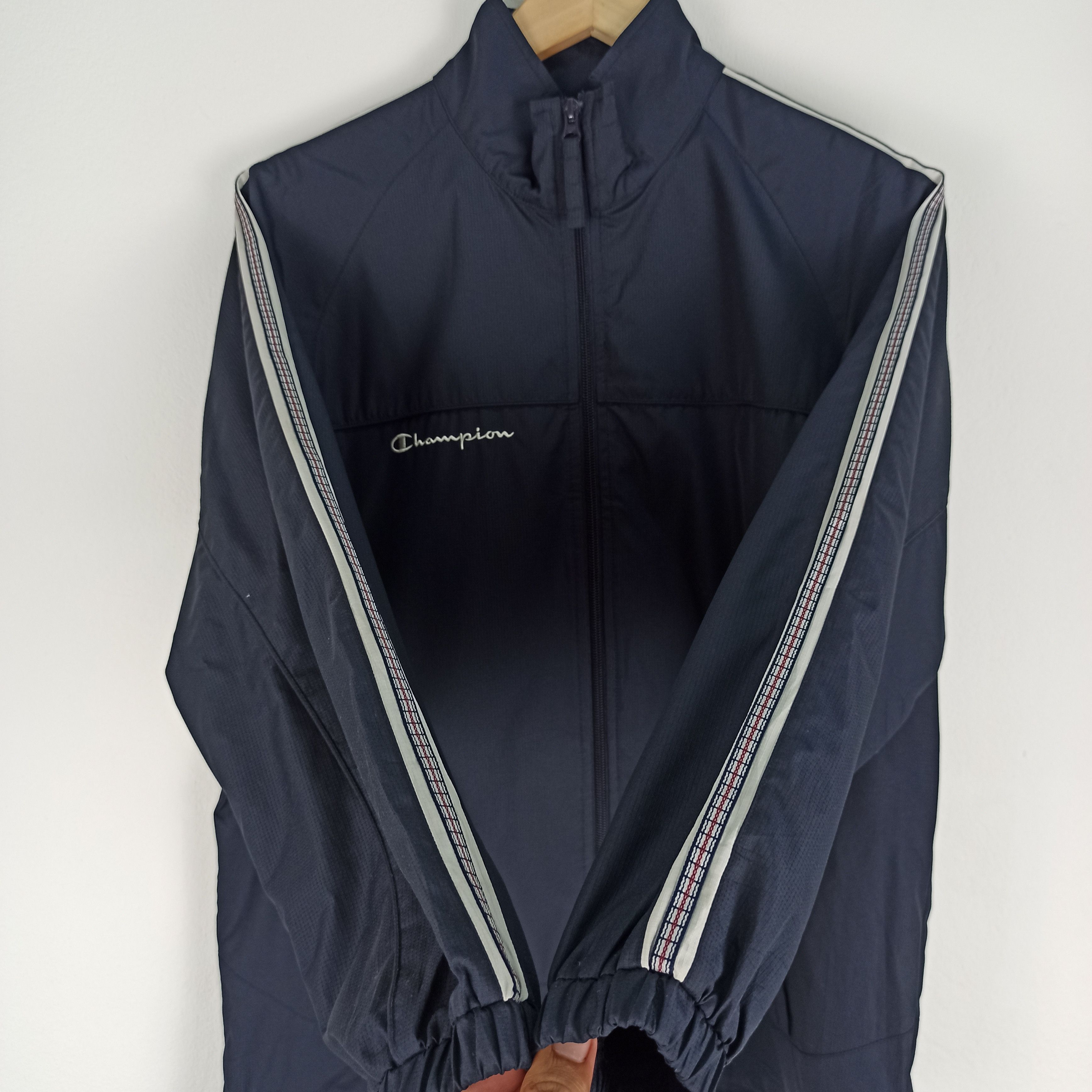 Champion 🔥Rare🔥 Champion Windbreaker Jacket Side Tape Size US S / EU 44-46 / 1 - 4 Thumbnail