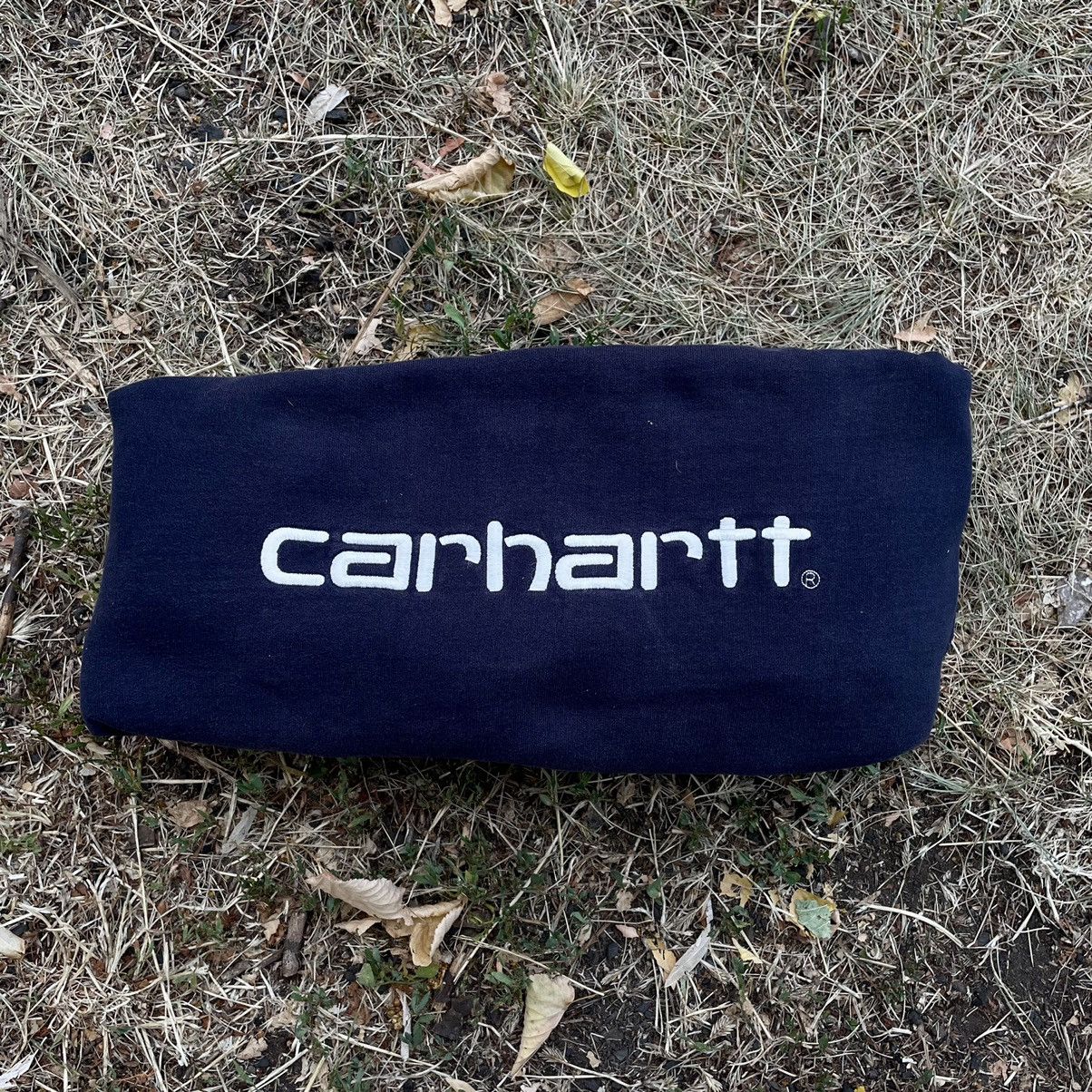 Vintage Vintage 90s Carhartt Faded Embroidered Logo Crewneck Streetw Size US M / EU 48-50 / 2 - 7 Thumbnail