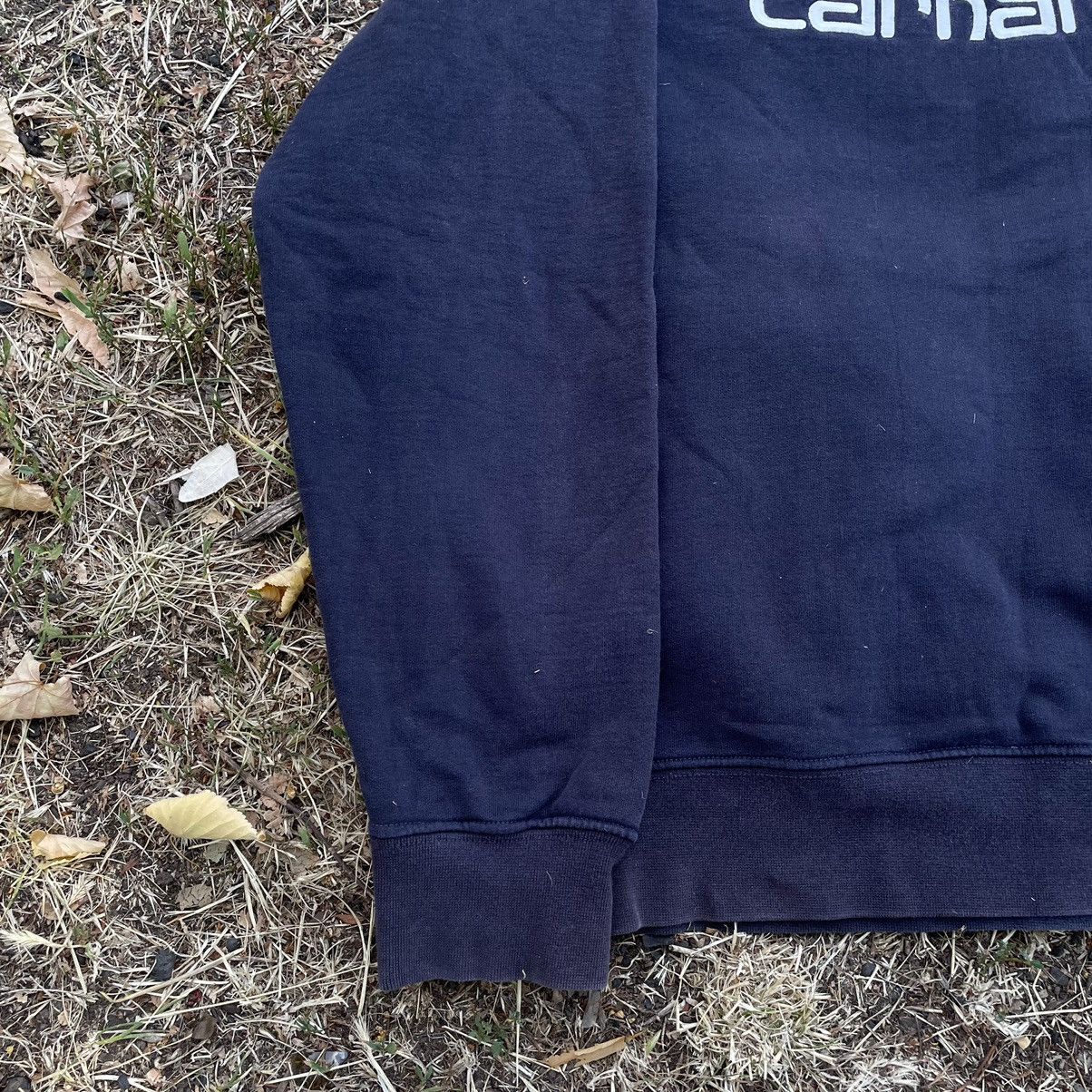 Vintage Vintage 90s Carhartt Faded Embroidered Logo Crewneck Streetw Size US M / EU 48-50 / 2 - 3 Thumbnail