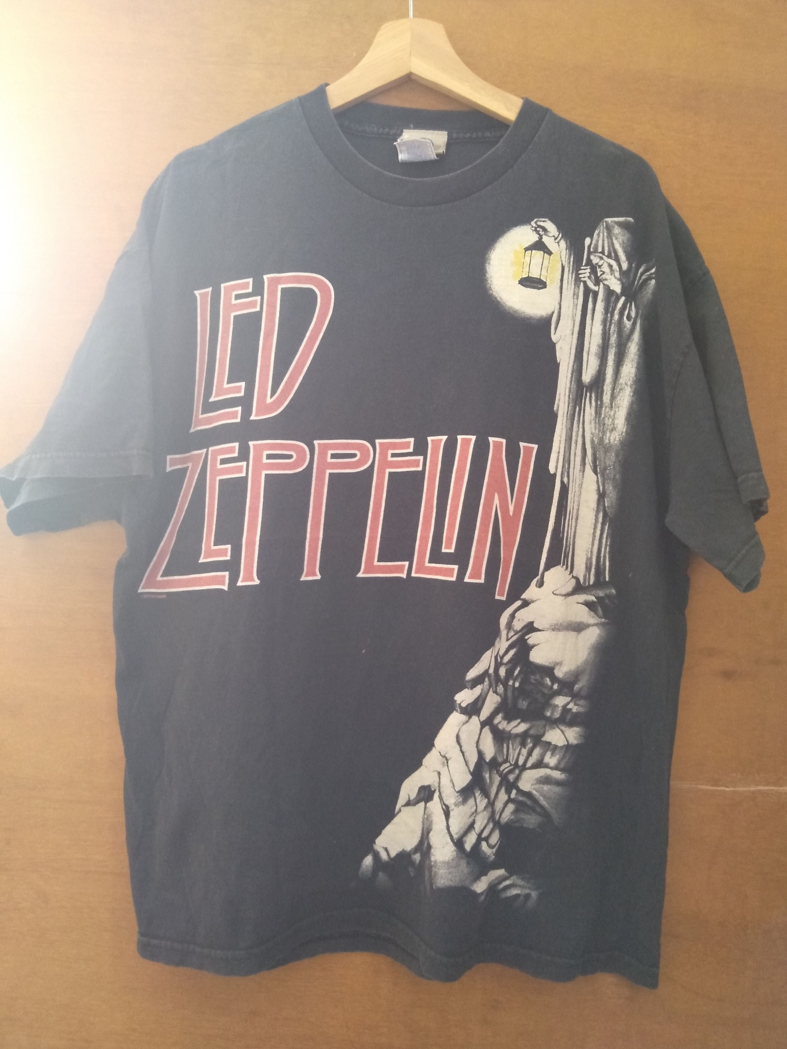 image of Band Tees x Vintage Led Zeppelin Vd3 in Black, Men's (Size XL)