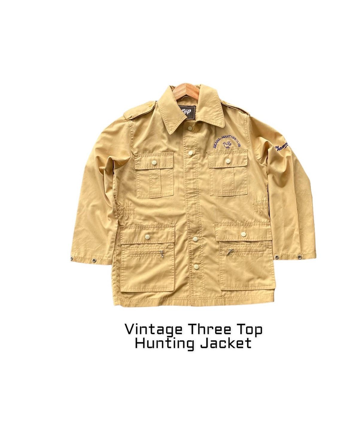 Japanese Brand Vintage Three Top Hunting Jacket Size US L / EU 52-54 / 3 - 1 Thumbnail