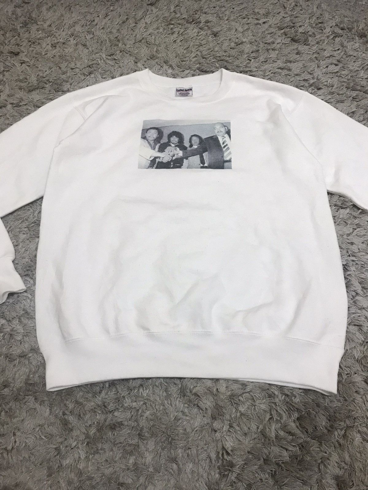 Vintage 💥Vintage United Sports Brain Buster photo Sweatshirt Size US M / EU 48-50 / 2 - 2 Thumbnail