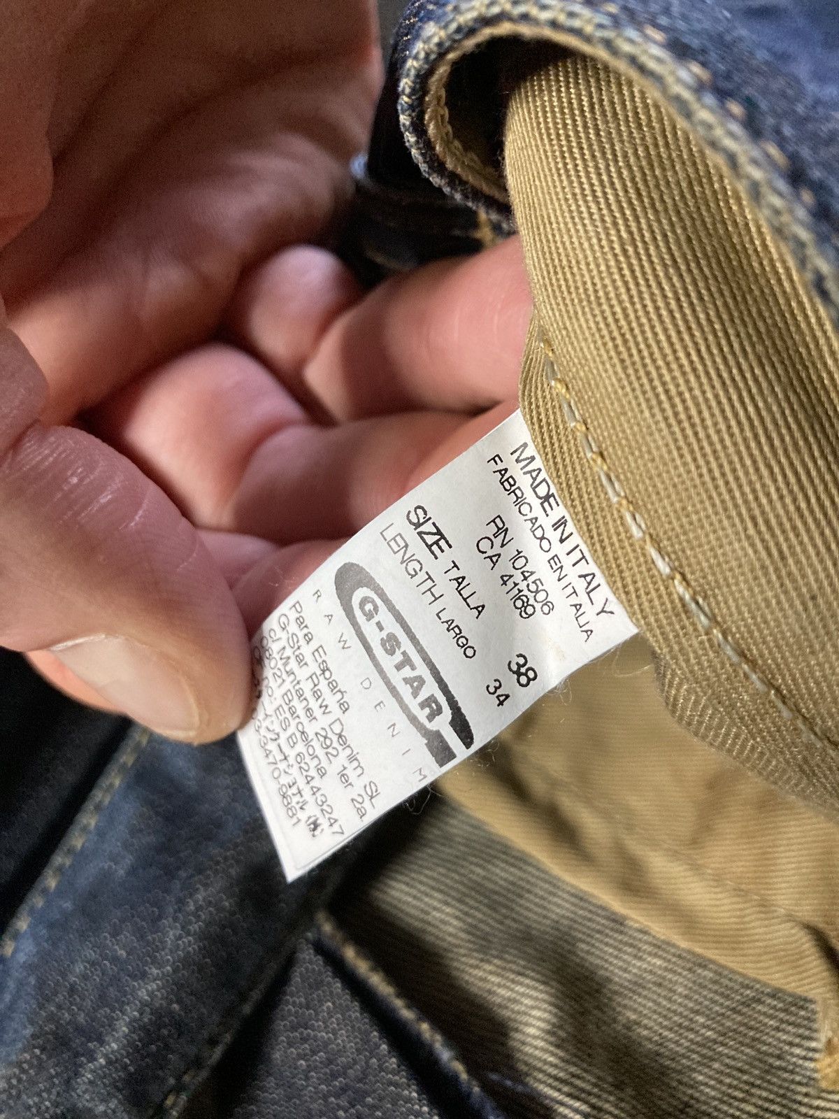 G-Star Vintage G-STAR Jeans size 38 Size US 38 / EU 54 - 6 Thumbnail