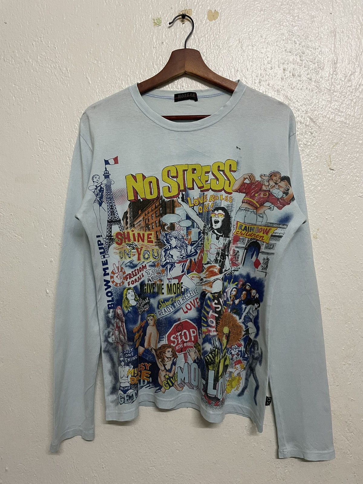 Japanese Brand × Morgan Homme × Seditionaries Morgan Homme No Stress L/S Tee Size US L / EU 52-54 / 3 - 1 Thumbnail