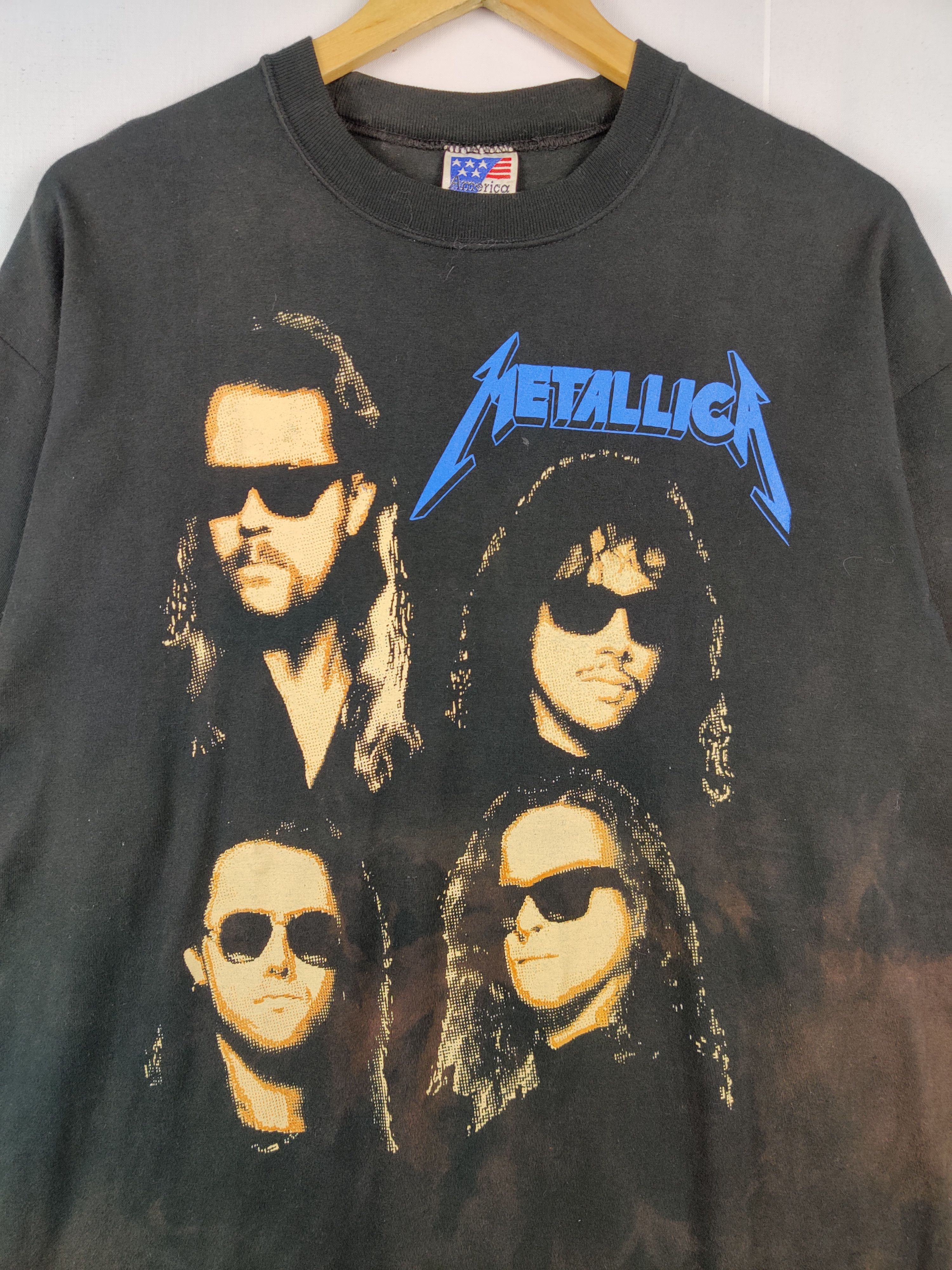 Band Tees Vintage Mettalica Band Tee Tshirt Size US XL / EU 56 / 4 - 4 Thumbnail