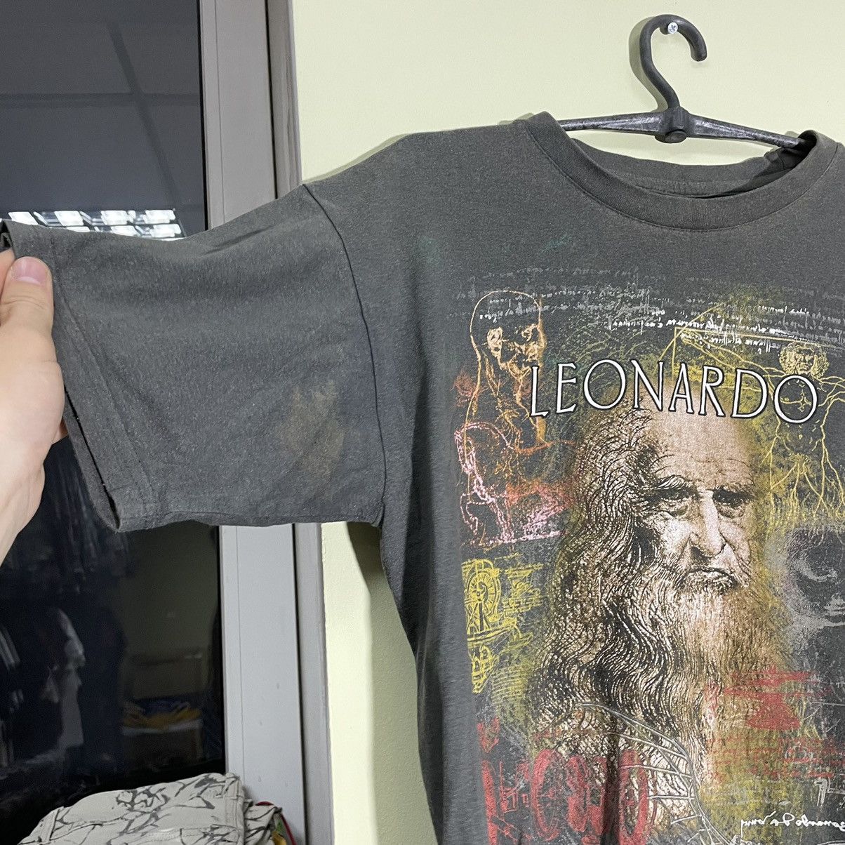 Vintage Vintage Y2K Sun Faded Graphic Art Tee Streetwear Black L Size US L / EU 52-54 / 3 - 4 Thumbnail